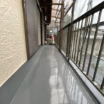 枚方市にてベランダ防水塗装〈雨漏り修理〉